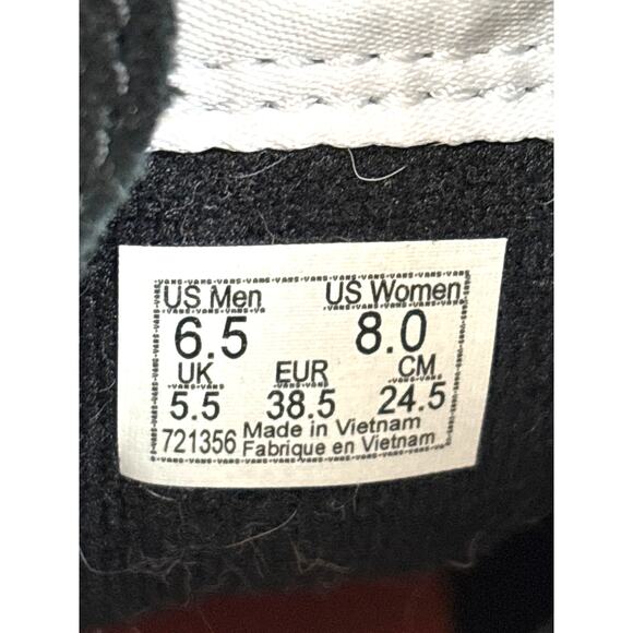 Vans x Cultivate Care Sk8-Hi Women’s 8 Black Multi Suede Canvas Lace Up Sneakers - Picture 7 of 8